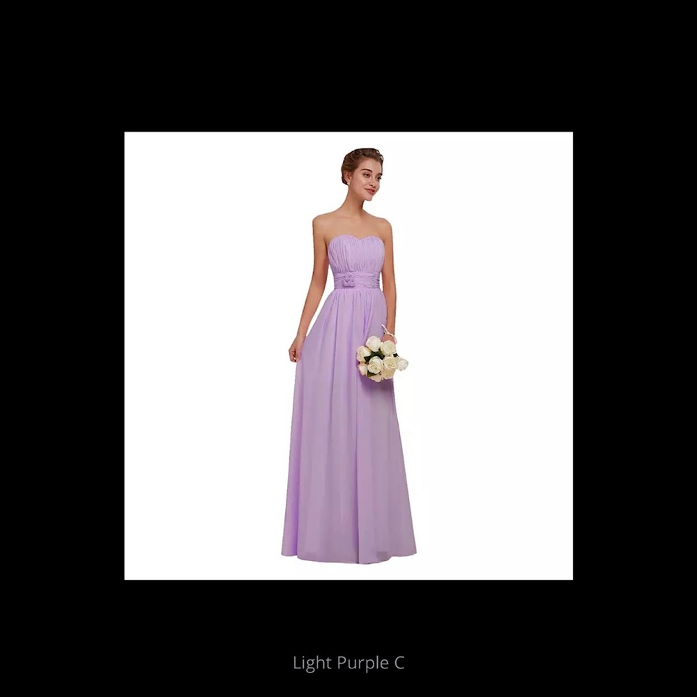 Purple bridesmaid dress